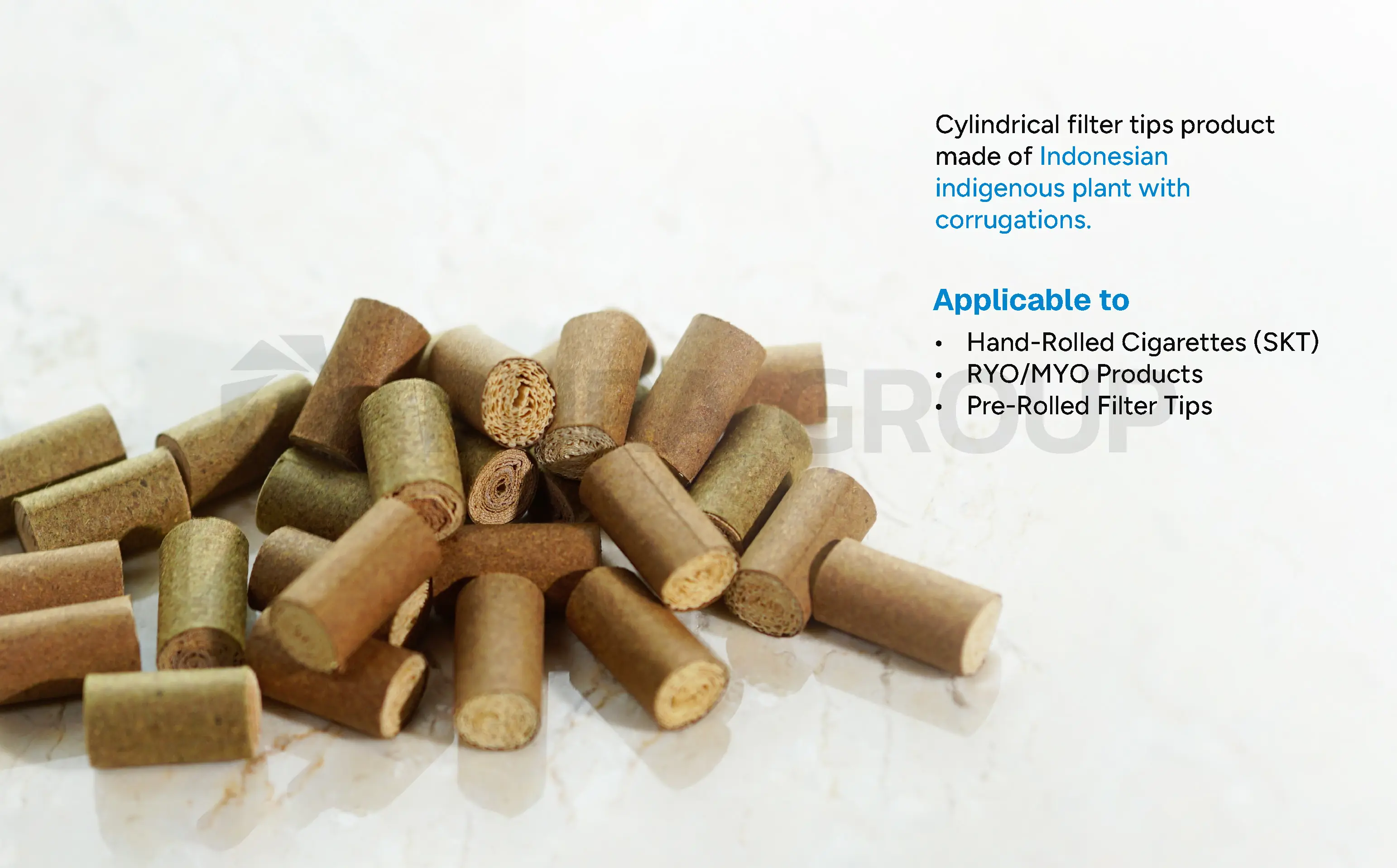 Tobacco Stopper Natural Substrat - Detail Image Pura MICS