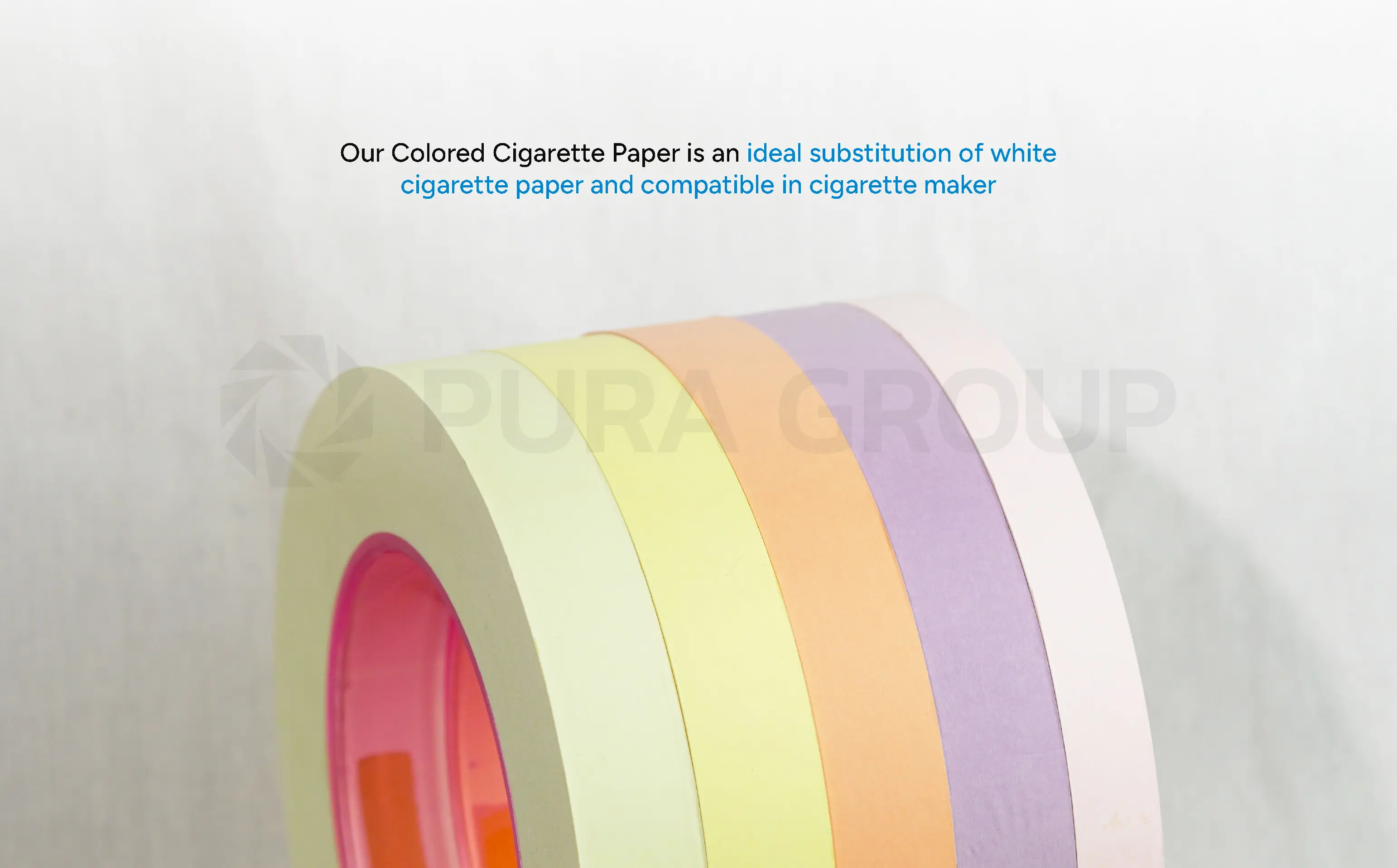 Colored Cigarette Paper - Detail Image Pura MICS