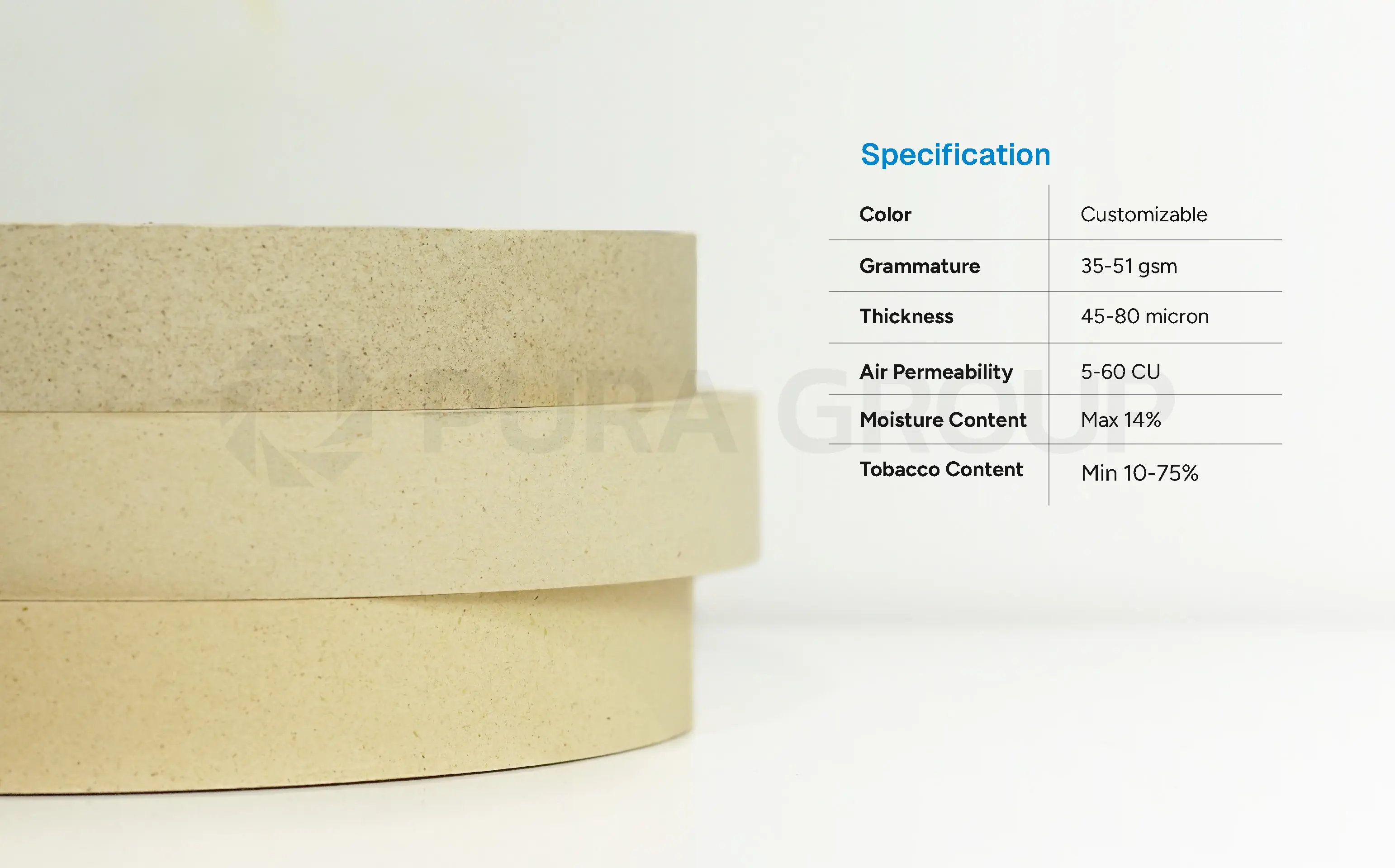 Homogenized Tobacco Leaf - Detail Image Pura MICS